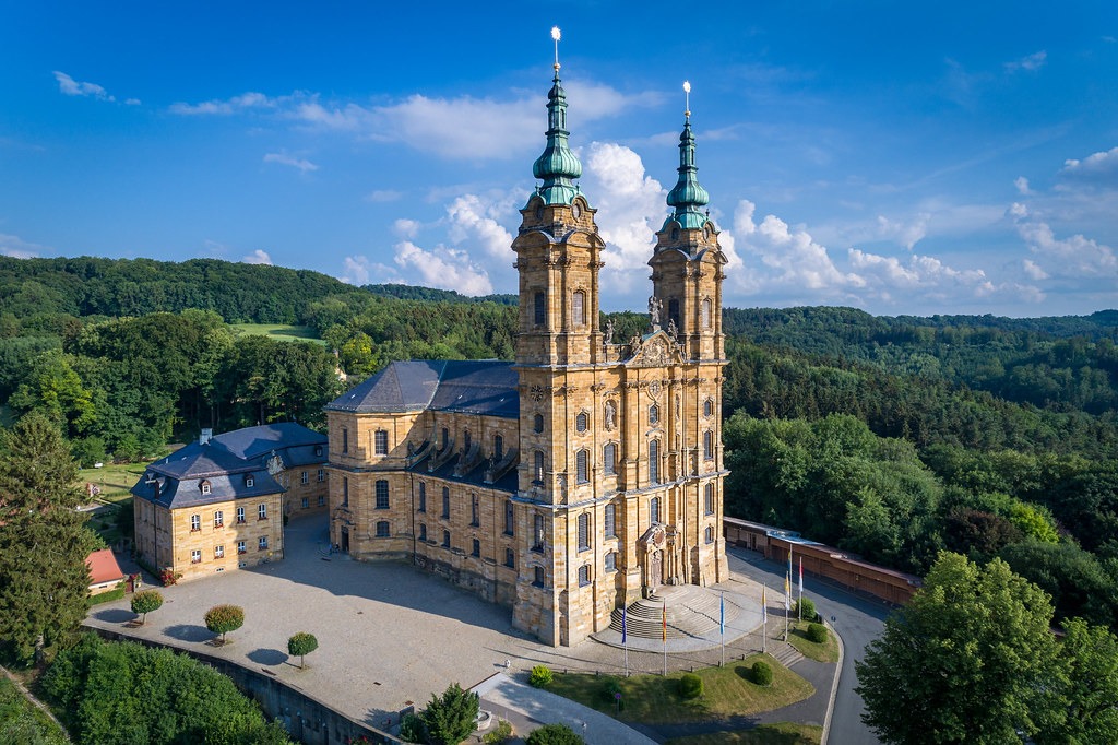 Fahrt nach Basilika Vierzehnheiligen und  Kloster Banz