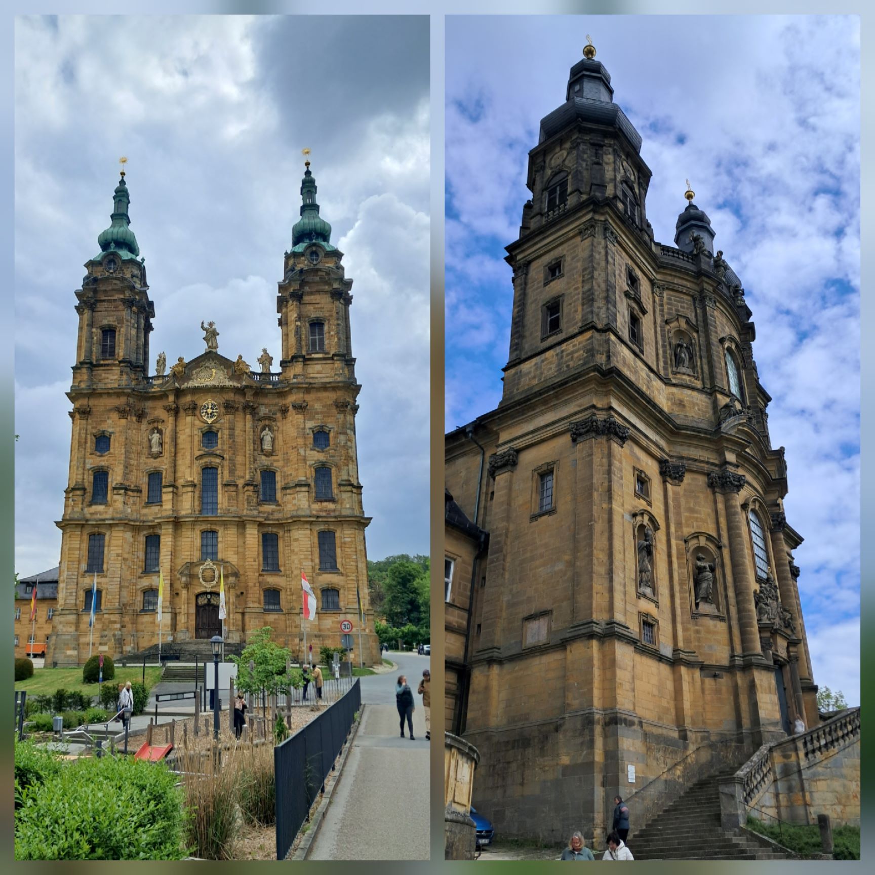 Vierzehnheiligen und Kloster Banz – mit Wetterkapriolen